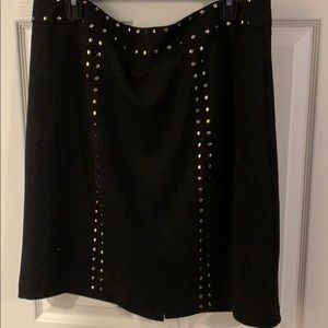 Gold Studded Skirt